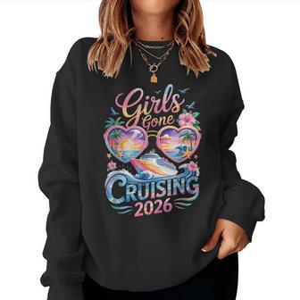 Besties Cruise Trip 2026 Nautical Vibes Girls Women Sweatshirt - Thegiftio UK