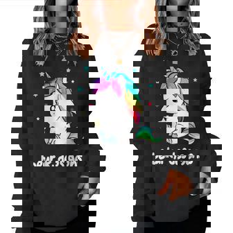 Beurk Des Gens Licorne Sweat-shirt pour femme - Cadeauxyz