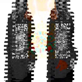 Blessed Are The Piece Makers Quilting For Girls Sewing Women Sweatshirt - Thegiftio