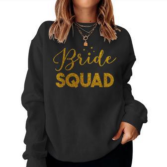 Bridequad Evjf Team Mariée Enterrement Jeune Fille Sweat-shirt pour femme - Cadeauxyz