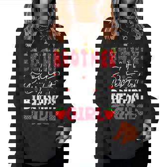 Brother Of The Berry First Birthday Girl Strawberry Women Sweatshirt - Thegiftio