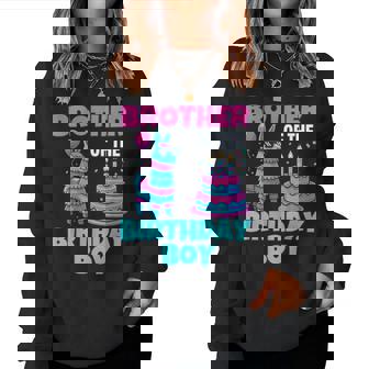 Brother Birthday Boy Llama Pinata Party Family Mathing Men Women Sweatshirt | Seseable CA