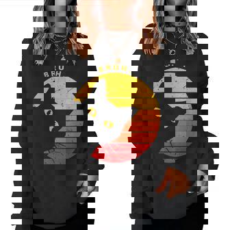 Bruh Sarcastic Cat Kitten Meme Lover Women Sweatshirt | Mazezy