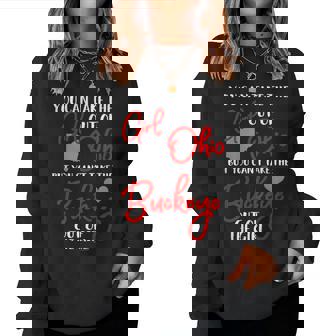 Buckeye Girl Quote Ohio Home Heart State Women Sweatshirt - Monsterry