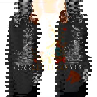 Buda Floral Let It Go Meditación Yoga Budismo Budista In Mangas Sudadera Mujer - Regaloses