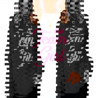 Camicia Per Babyhower Gender Reveal Team Girl Women Sweatshirt - Novitaregali