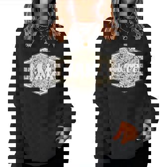 Camo Hunting Mama Vintage Camo Mom Mother's Day Hunting Wife Women Sweatshirt - Monsterry