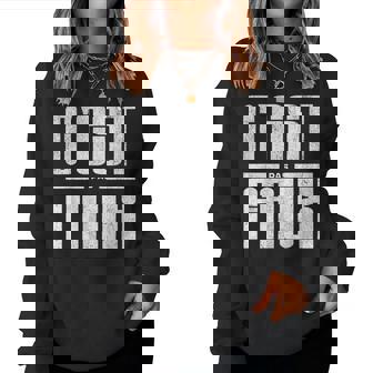 C'est Pas Faux Cadeau Homme Humour Original Drole Sweat-shirt pour femme - Cadeauxyz