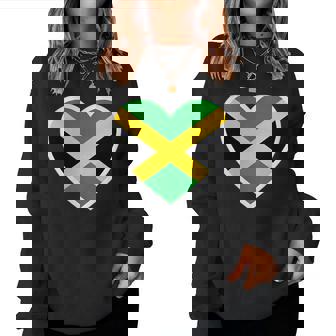 Chemise Drapeau Jamaïcain Cœur Amour Jamaique Homme Enfant Sweat-shirt pour femme - Cadeauxyz