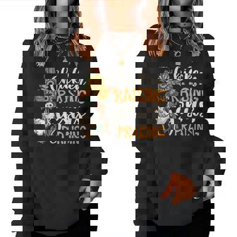 Chicken Raising & Jesus Praising Faith Farm Life Christian Women Sweatshirt - Thegiftio