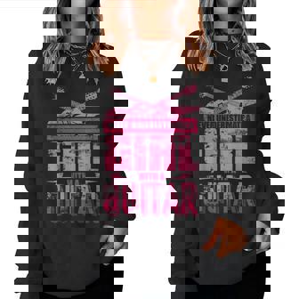 Chitarrista Musicista Donne Ragazze Bambini Chitarra Women Sweatshirt - Novitaregali