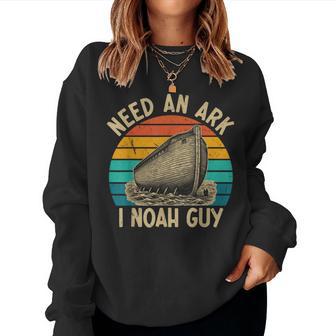 Christian Lovers Need An Ark I Noah Guy Need An Ark Noah Women Sweatshirt - Thegiftio UK