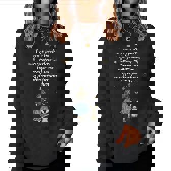Citazione Alice Nel Paese Delle Meraviglie Romanzo Fantasia Women Sweatshirt - Novitaregali