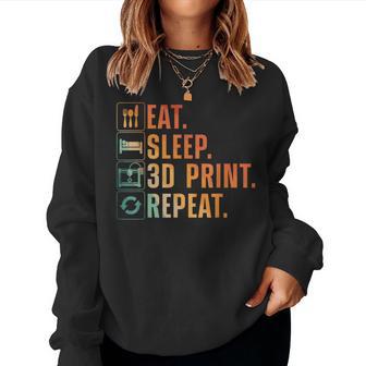 Cool 3D Printing For 3D Printer Lovers Print Geeks Women Sweatshirt | Mazezy