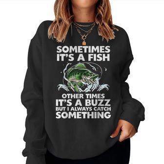 Cool Fishing For Fishing Rod Fish Fisherman Women Sweatshirt - Thegiftio UK