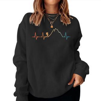 Cool Hiking For Hiking Lover Mountain Hiker Women Sweatshirt | Mazezy