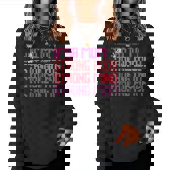 Corpo Forte Mente Forte Mamma Forte Yoga Mamma Women Sweatshirt - Novitaregali