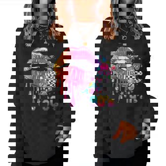 Costume De Carnaval Des Années 90 Lèvres Sweat-shirt pour femme - Cadeauxyz