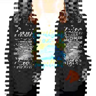 Cruisin Through Life Together Husband And Wife Cruise Couple Women Sweatshirt - Thegiftio