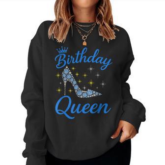 Cumpleaños Reina Fiesta Cumpleaños Niñas Es Bday Crew Tacones Sudadera Mujer - Regaloses
