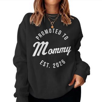 Cute 1St Time Mom Est 2026 New Mom New First Women Sweatshirt - Thegiftio