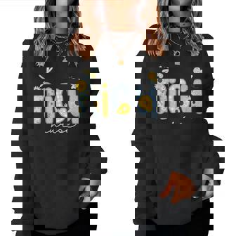 Cute Nicu Nurse Sunflower Bee Neonatal Intensive Care Unit Women Sweatshirt - Thegiftio