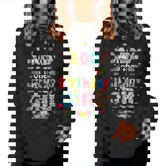 Daddy Of The Birthday Girl Hawaii Family Party Decor Women Sweatshirt - Monsterry