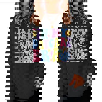 In My Daycare Era Groovy Teacher Daycare First Day Of School Women Sweatshirt - Thegiftio