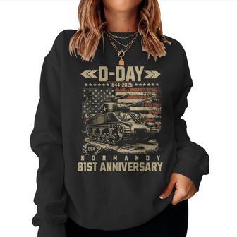 Día D 1944 Omaha Beach Día D Normandía 81 Aniversario Sudadera Mujer - Regaloses