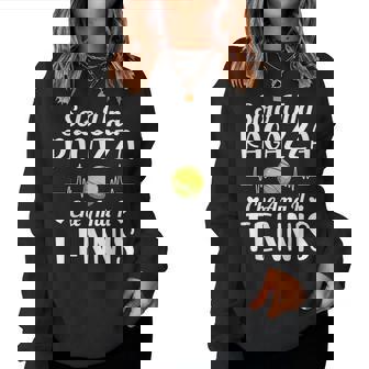 Divertente Ragazza Che Ama Il Tennis Giocatori Di Tennis Women Sweatshirt - Novitaregali