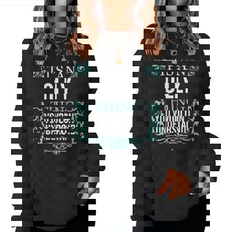 Donna È Olly Thing You Wouldn't Understand Con Collo A Women Sweatshirt - Novitaregali