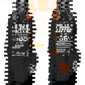 Donna Mamma 2026 Loading Regalo Divertente Per La Madre In Attesa Con Collo A Women Sweatshirt - Novitaregali