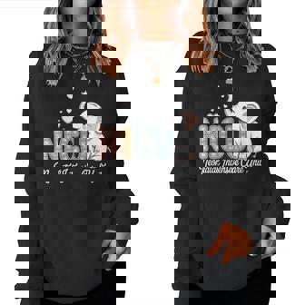 Elephant Nurse Nicu Team Rn Neonatal Intensive Care Unit Women Sweatshirt - Monsterry