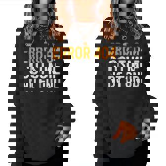 Erreur 404 Costume Not Found Chemise Adulte Hommes S Enfants Sweat-shirt pour femme - Cadeauxyz