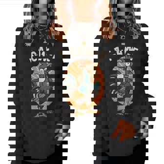 F Caw F Chicken Sayings Rooster Meme Rude Adult Humor Women Sweatshirt | Seseable CA