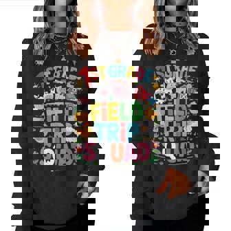 Farm Trip Field Trip Squad Farm Visit 1St Grade Women Sweatshirt - Monsterry