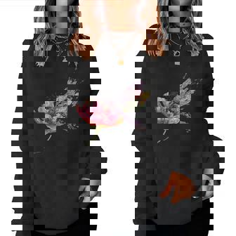 Fiori Natura Regalo Per Donna Ragazza Insetto Libellula Women Sweatshirt - Novitaregali