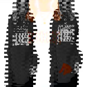 Floral Oncology Nurse Ocn Nursing Oncologist Wildflowers Women Sweatshirt | Seseable UK