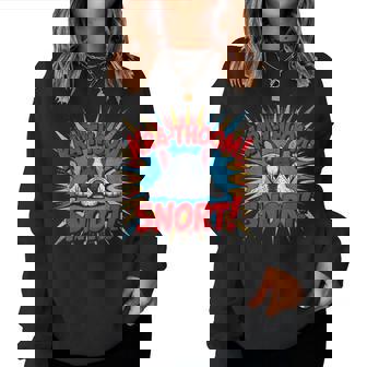 French Bulldog Snort Dog Lovers Frenchie Mom Women Sweatshirt | Seseable UK