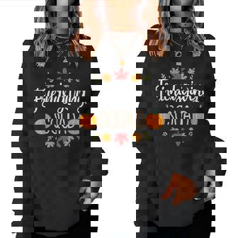 Friendsgiving Squad Autumn Fall Thanksgiving Matching Party Women Sweatshirt | Seseable CA