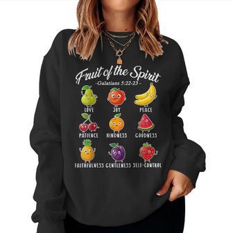 Fruit Of The Spirit Christian Faith For Jesus God Lover Women Sweatshirt | Mazezy