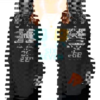 67 Science Teacher 6 7 Carbon Nitrogen Periodic Table Women Sweatshirt - Monsterry