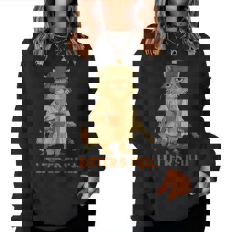 Litter’S Full Cat Parody Litter’S Full Women Sweatshirt - Thegiftio