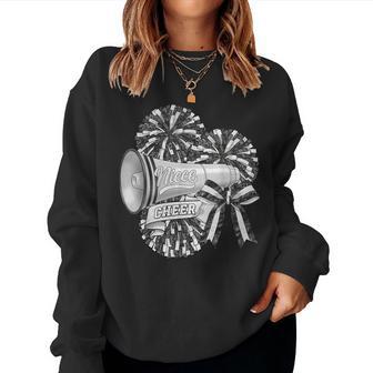 Sport Loud Proud Aunt Auntie Cheer Niece Team White Women Sweatshirt | Seseable UK