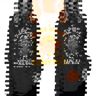 Thanksgiving Guess What Turkey Day Women Women Sweatshirt | Seseable CA