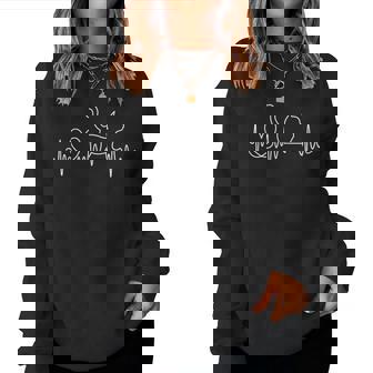 Gato Latido Del Corazón Para Hombre Gato Regalo Sudadera Mujer - Regaloses