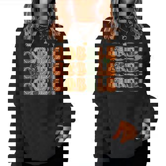 Gobble Turkey Thanksgiving Fall Thanksgiving Men Women Sweatshirt | Mazezy