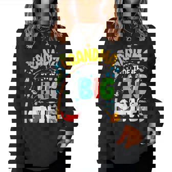 Grandma Of The Big One Fishing Birthday Boy Family Party Women Sweatshirt - Monsterry