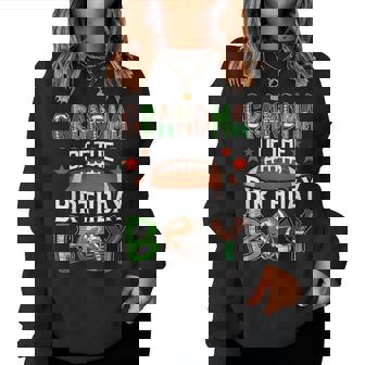 Grandma Of The Birthday Boy Game Day Football Women Sweatshirt | Seseable UK