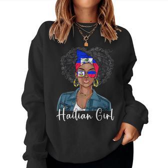 Haitian Flag Souvenirs Woman Uniform Dress Girl Haiti Women Sweatshirt - Thegiftio UK